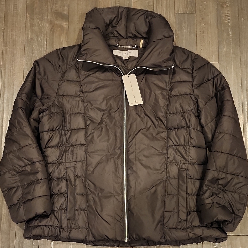 Marc New York Women's Black Quilted Puffer Jacket